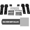 Ekena Millwork Exterior Dummy Roller Series Double-Panel Hardware Set w/ 4 Fixed J-Strap Hangers and 8' Track GB6004EP81 - alternate 1